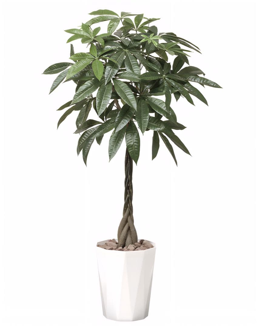 光触媒　人工観葉植物　ウォールグリーン　フェイクグリーン　パキラ1.25m