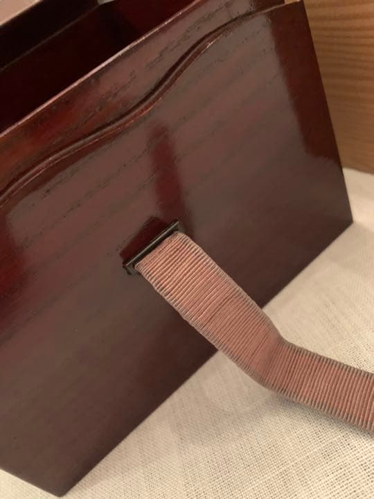 岩井佑軒作　春慶塗山道茶箱　今日庵書付け