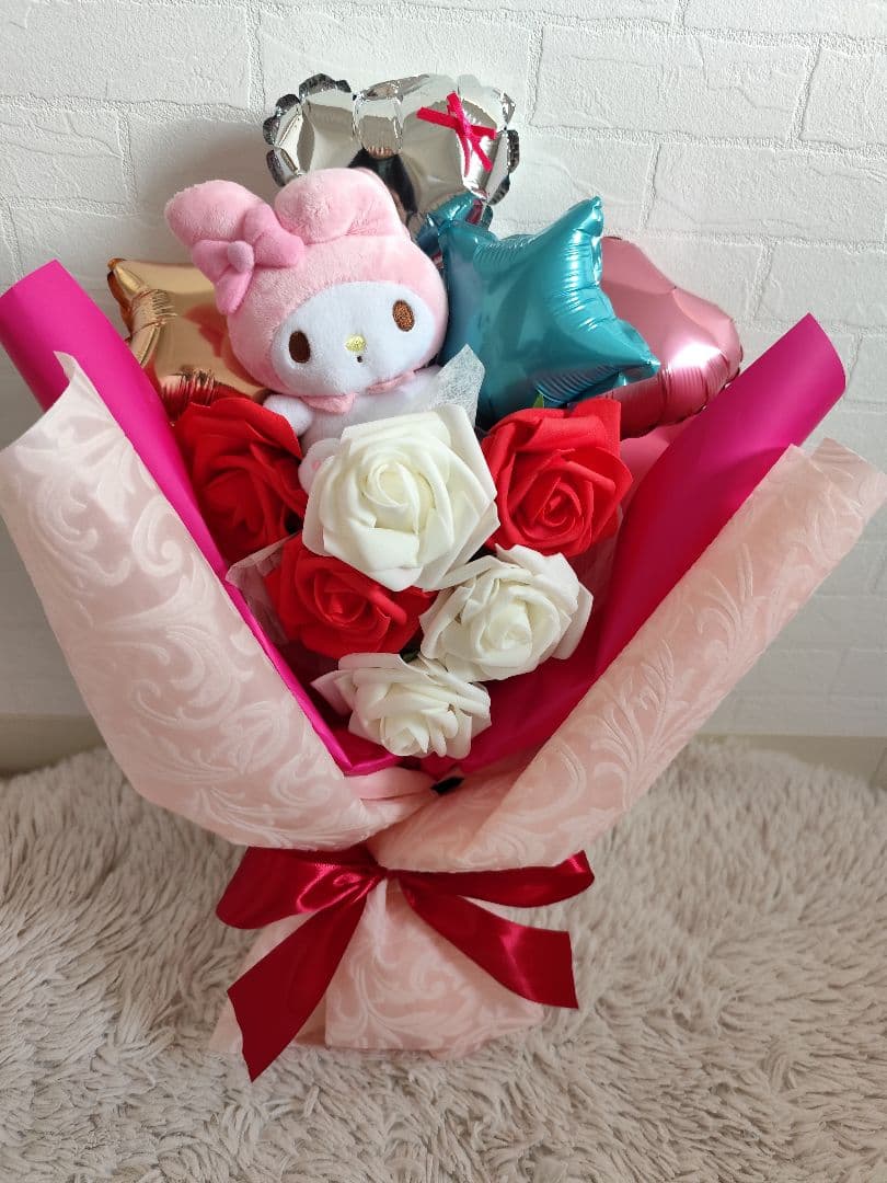 バルーンブーケ 誕生日 発表会 結婚祝い 卒業 花束 ギフト　ブーケ　周年祝