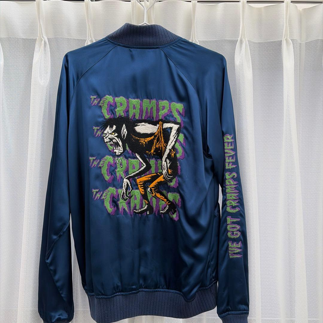 CRAMPS スカジャン ネイビー