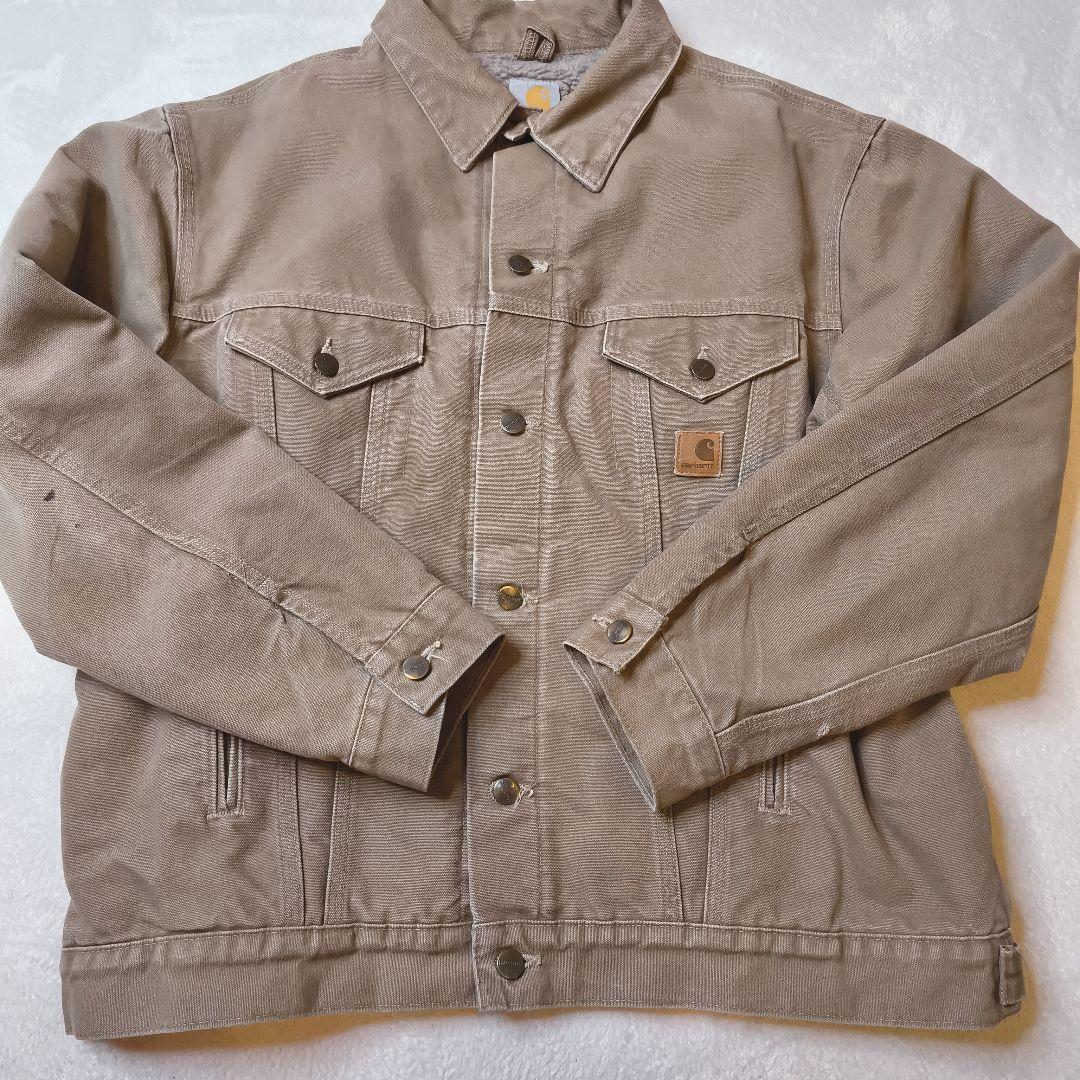 カーハート J233 FRB ボアジャケット XL 茶色 ダック トラッカー