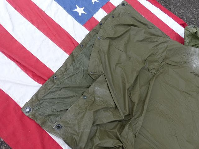 レア！ 1984” 米軍実物 OD ポンチョ リップストップ　 43