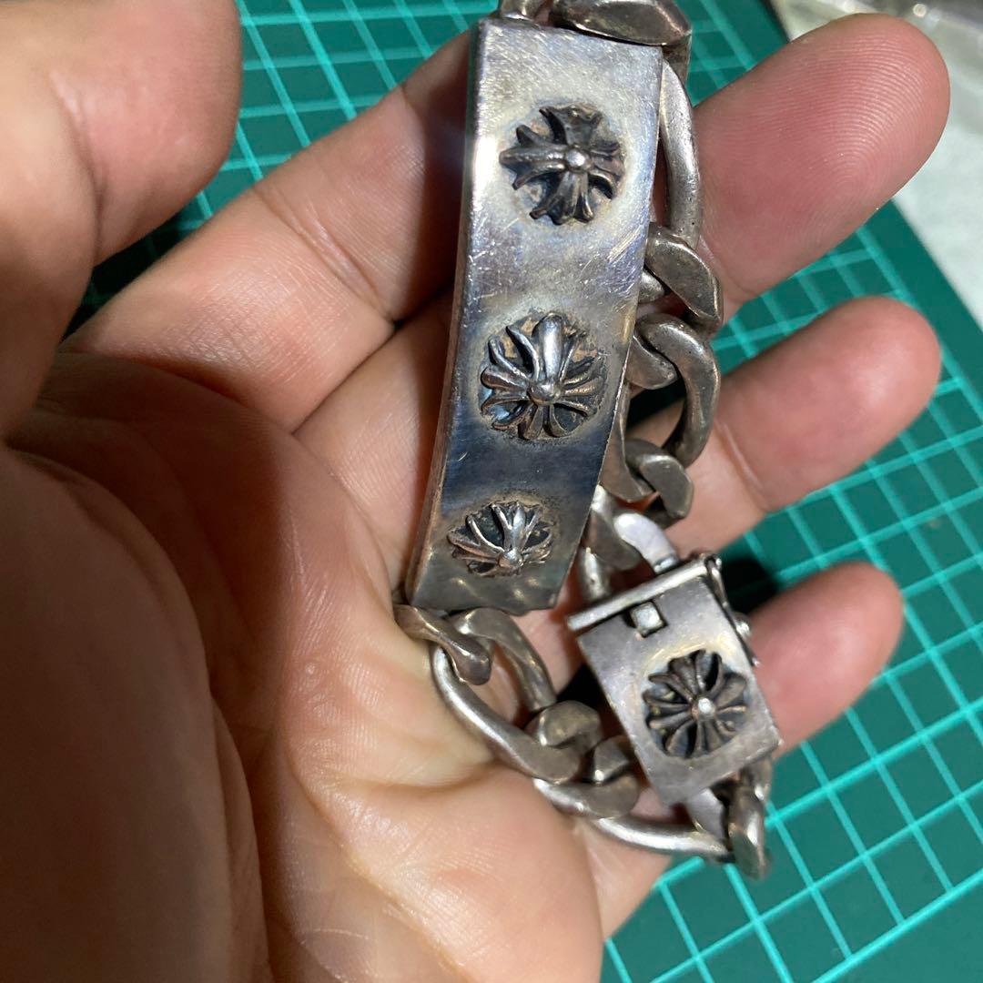 925 ブレスレット　CH プラス　チェーン型　リストバンド