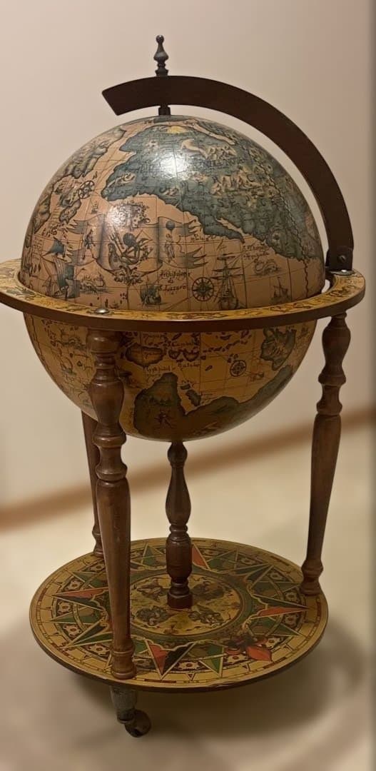 アンティーク　ワインセラー　ラック　キャビネット　キャスター付き　ビンテージ