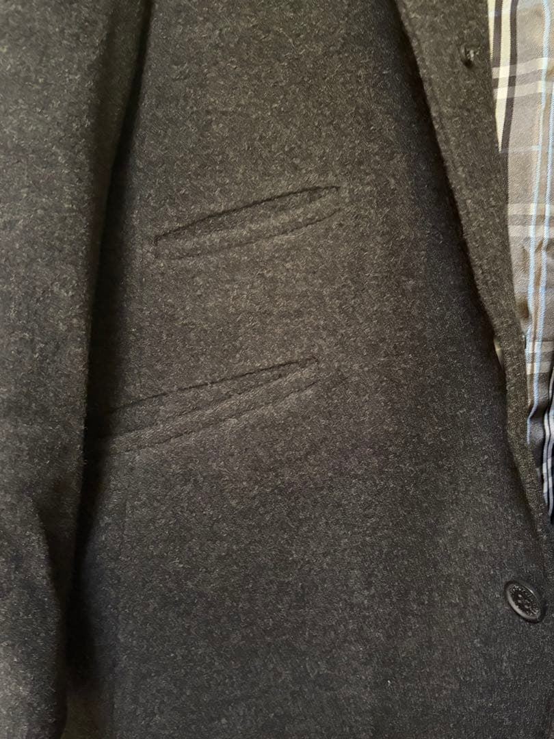 【美品/M】バーバリーブラックレーベル コート アウター 黒