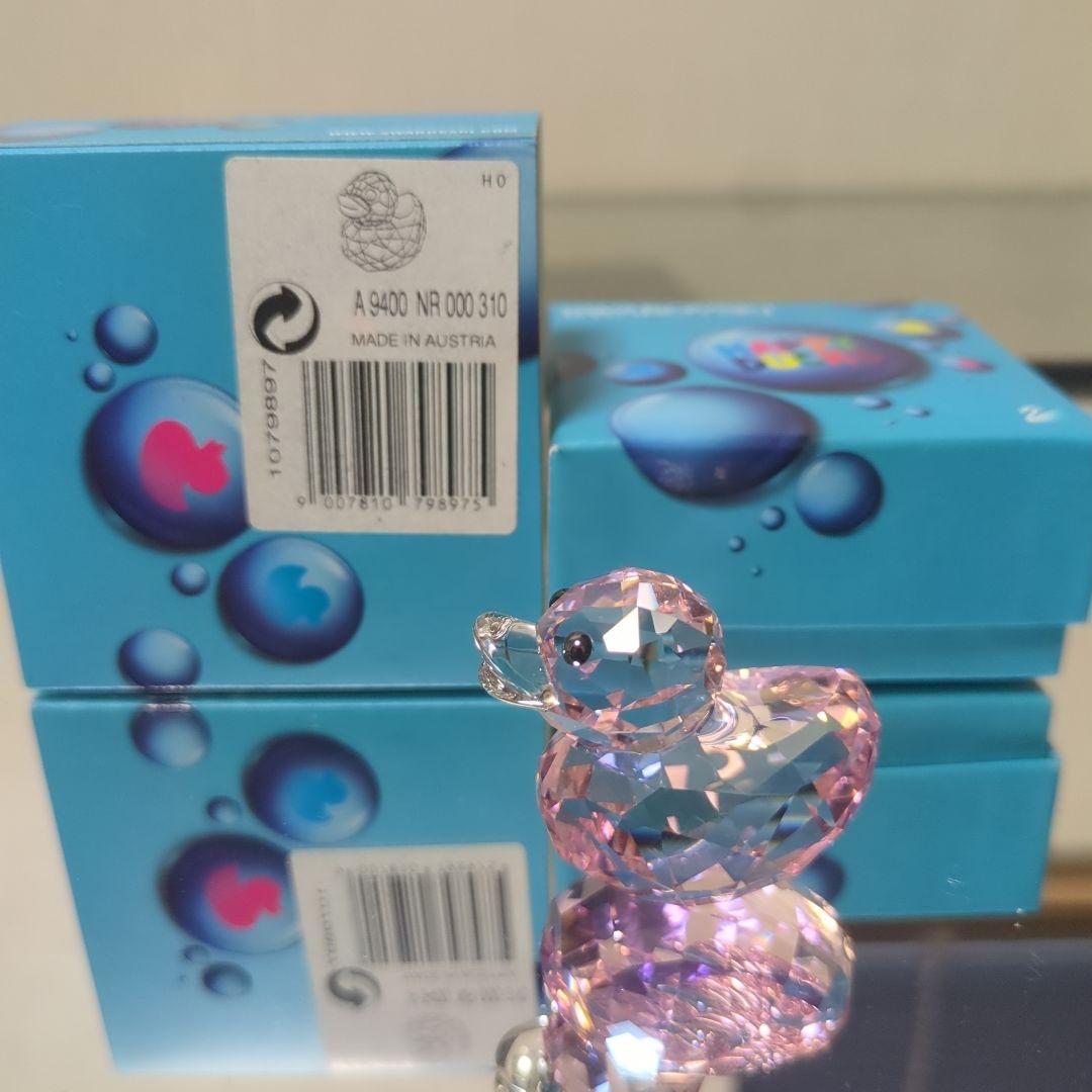 スワロフスキー ピンクダック レア 置物