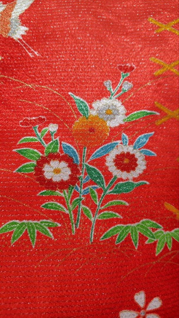 RK539子供着物着丈センチ裄丈40センチ非常に綺麗美品正絹