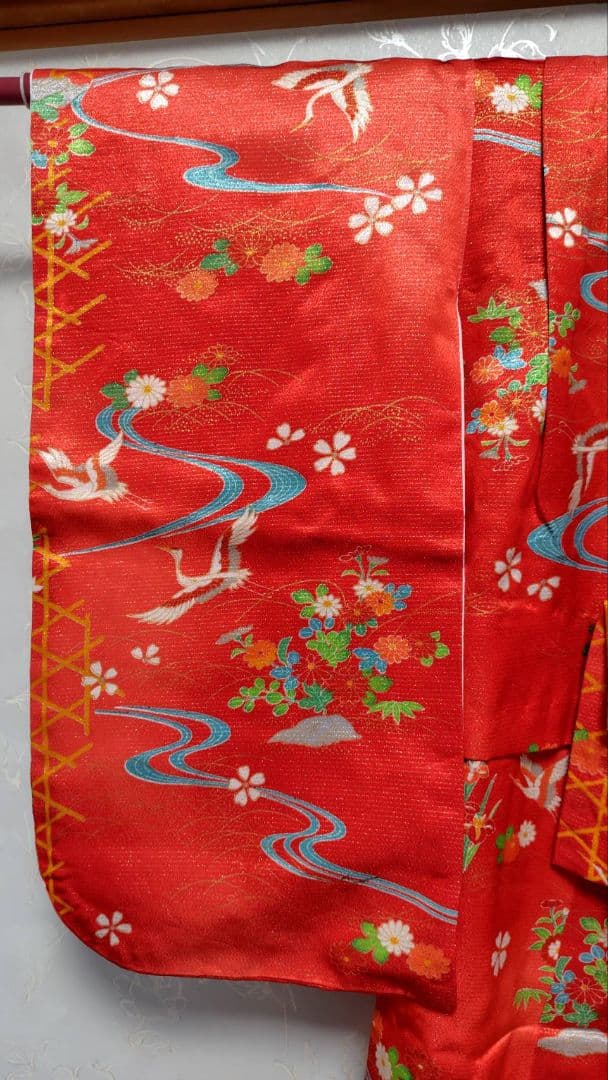 RK539子供着物着丈センチ裄丈40センチ非常に綺麗美品正絹