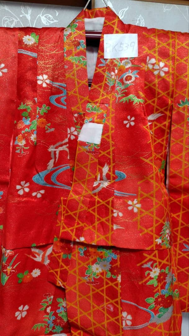RK539子供着物着丈センチ裄丈40センチ非常に綺麗美品正絹