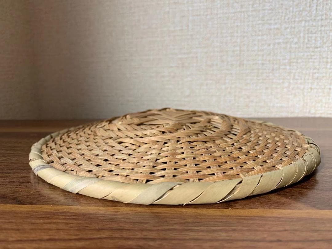 【20枚セット】蕎麦ざる 竹ざる 蕎麦皿そばざる 白竹 直径約21cm 戸隠風