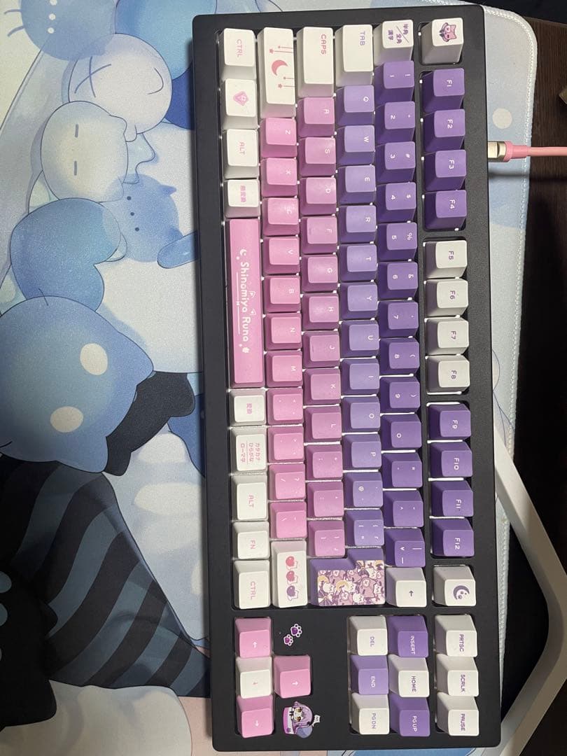 テ*ゥ様 VSPRO GEAR ゲーミングキーボード　ぶいすぽ　紫宮るな