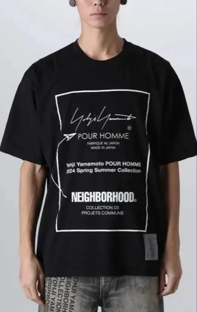 激安最終値下げ‼️美品‼️ヨウジヤマモト×ネイバーフッドコラボTシャツ