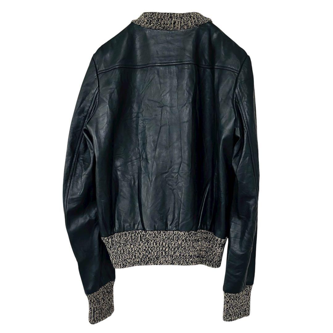 theory 〈セオリー〉ブラック ラムレザー シルク ジャケット Ｌサイズ