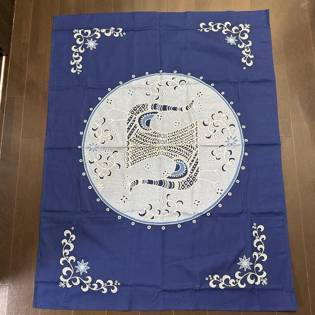 美讚靑彣 ふじみやび テーブルクロス・タペストリー　綿100%　綿貫宏介