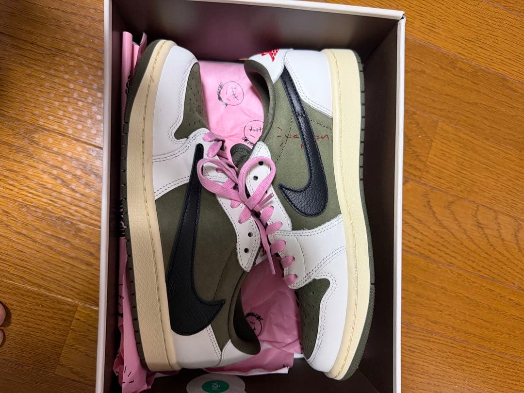 Travis Scott × AJ1 Low OG Reverse Olive