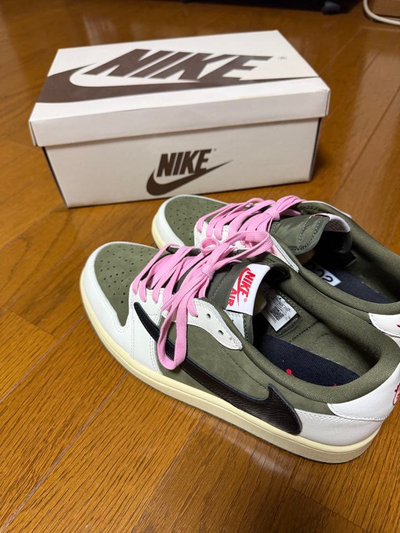 Travis Scott × AJ1 Low OG Reverse Olive