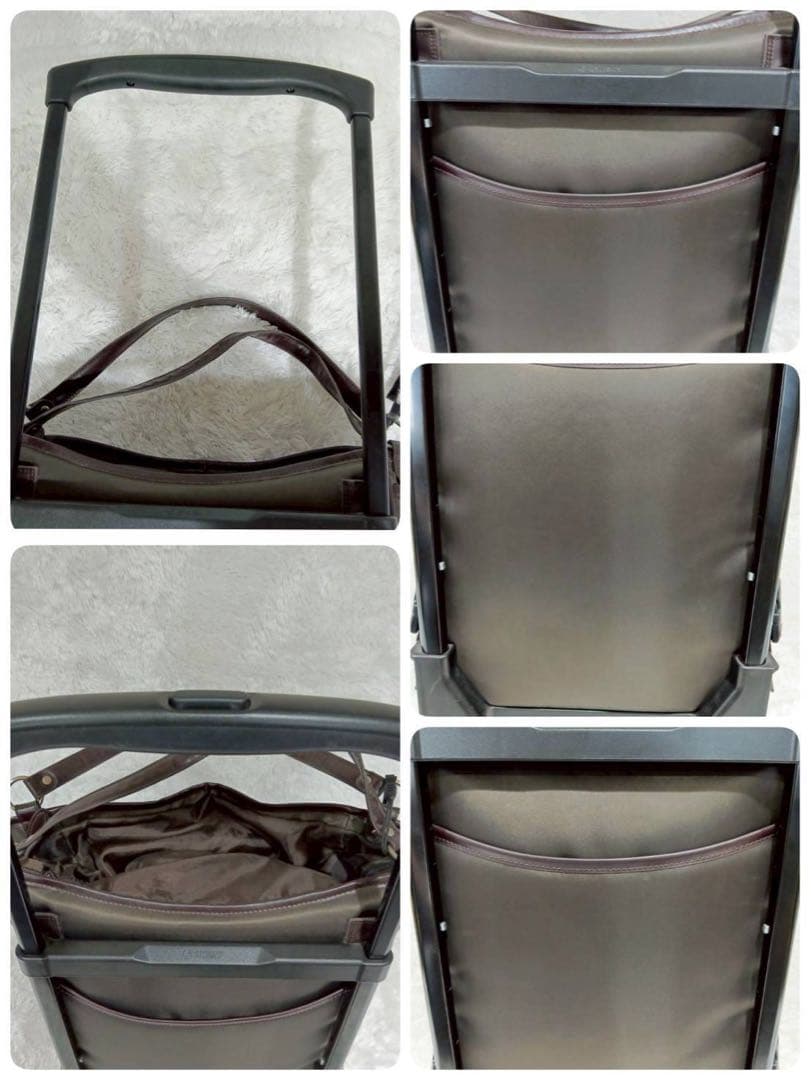 美品✨スワニー キャリーバッグ チャーム付き ブラウン 即完売 SWANY