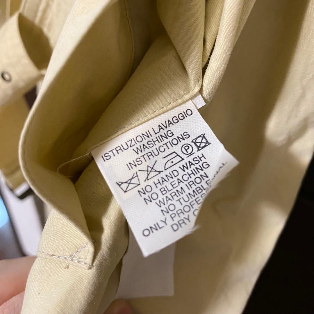 イタリア製 80s～90s Giorgio Armani 白タグ トレンチコート