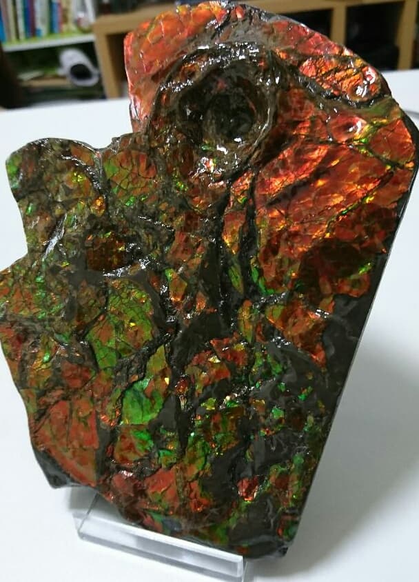 お父様さま　アンモライト 特大原石