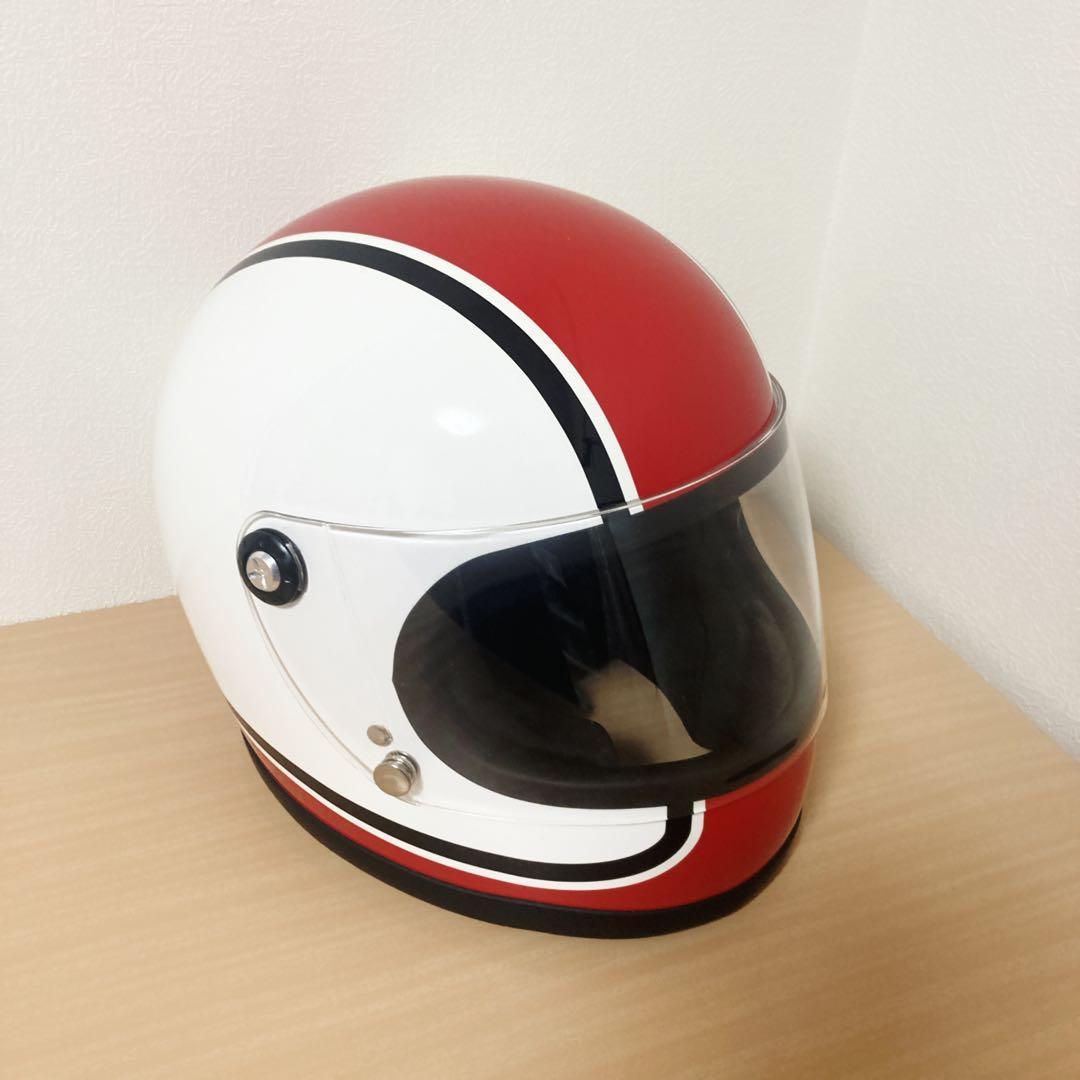 希少 山城 ニューレトロフルフェイス　CBX赤白カラー