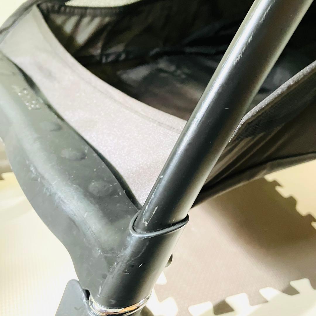 アップリカ ラクーナクッションフリープラス グレー 人気モデル ベビーカー 美品