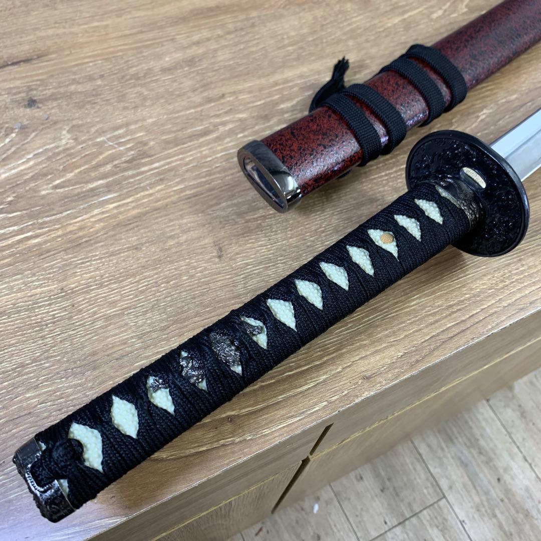 全長約105㎝　坂本龍馬愛刀　日本製　金属製　模造刀　日本刀　赤石目　大刀