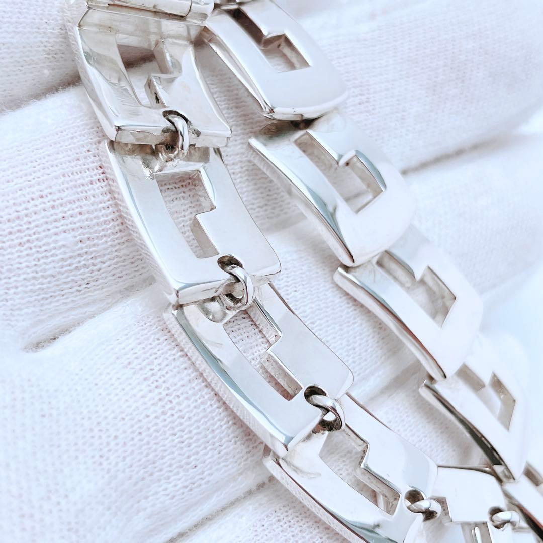 グッチ GUCCI 925 ブレスレット シルバー ヴィンテージ ON466