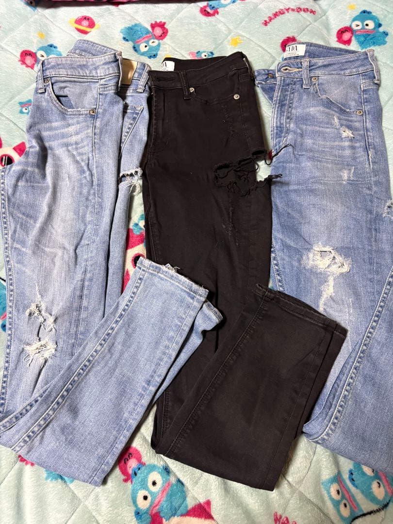 g*n様 GYDA RIPPED デニム まとめ売り 3本