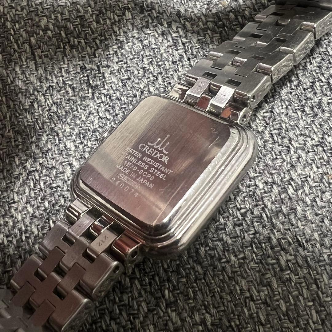 【電池交換済】SEIKO CREDOR クレドール 腕時計 1E70-0CP0