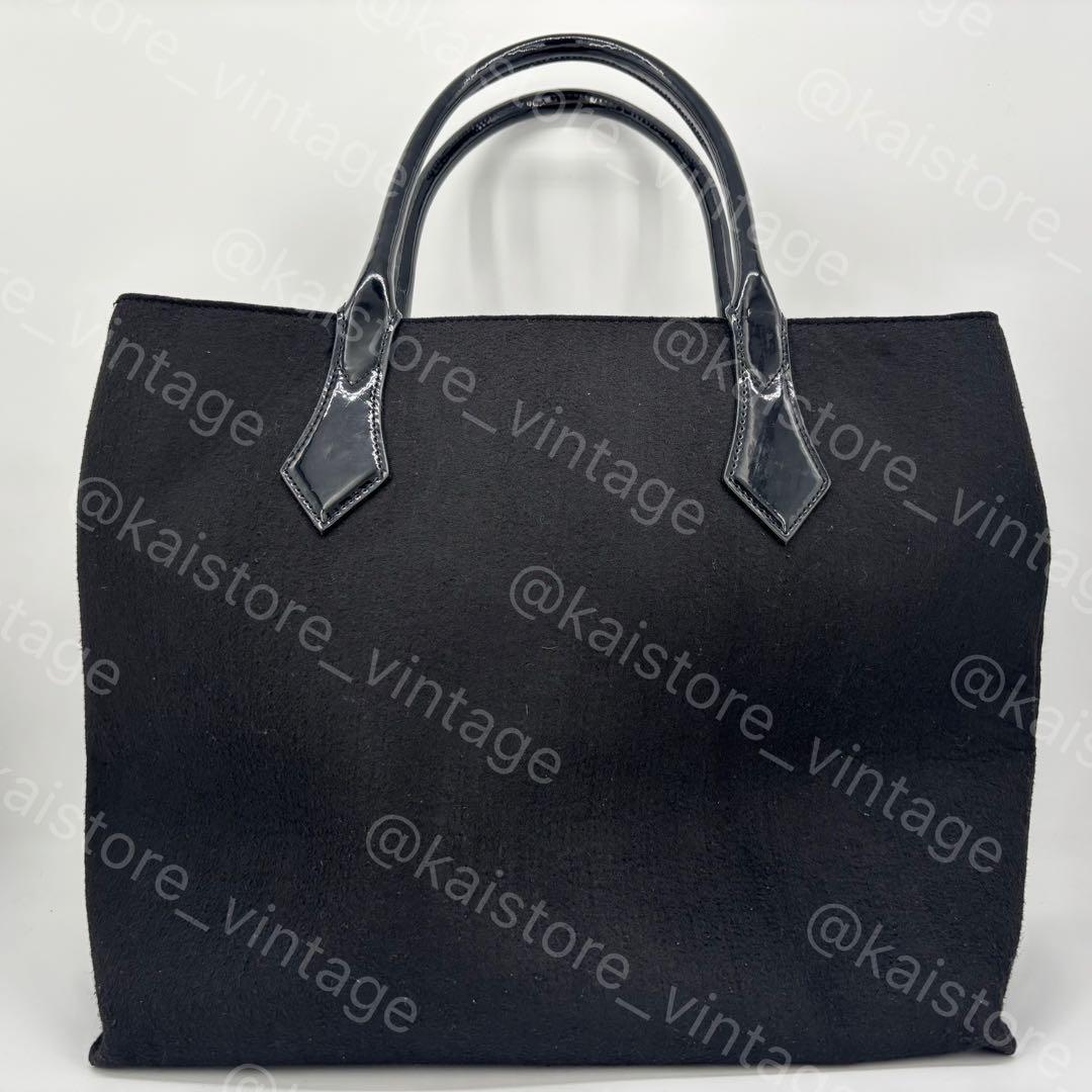 ヴィヴィアンウエストウッド トートバッグ フェルト ブラック