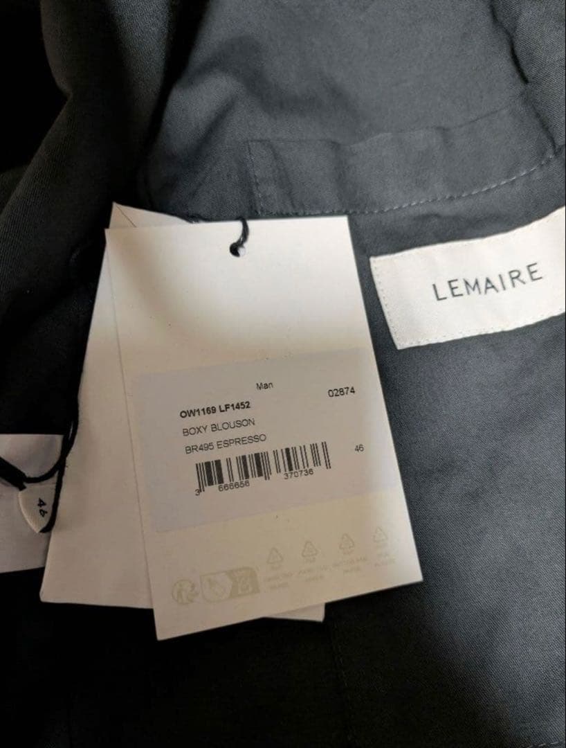 OURsモーガン着用完売品 LEMAIRE BOXY BLOUSON サイズ46