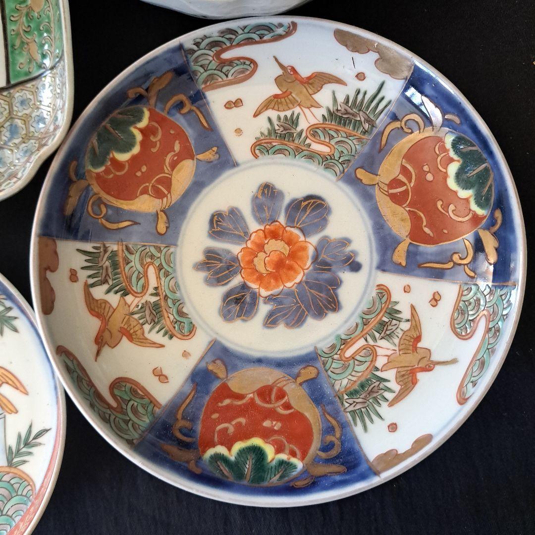 「ご成約者」です。 ご注意ください。「古伊万里色絵皿の競演！」 皿4客セッ