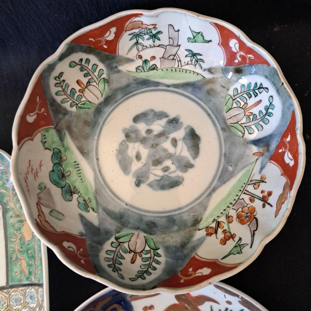 「ご成約者」です。 ご注意ください。「古伊万里色絵皿の競演！」 皿4客セッ