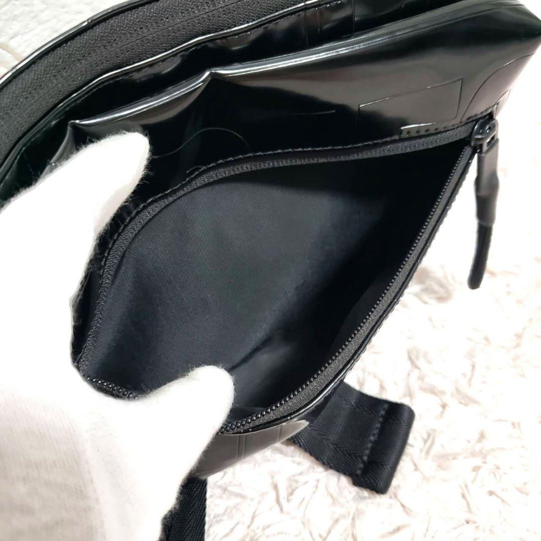 DIESEL ディーゼル 型押し ロゴシャドー ウエストバッグ ボディバッグ美品