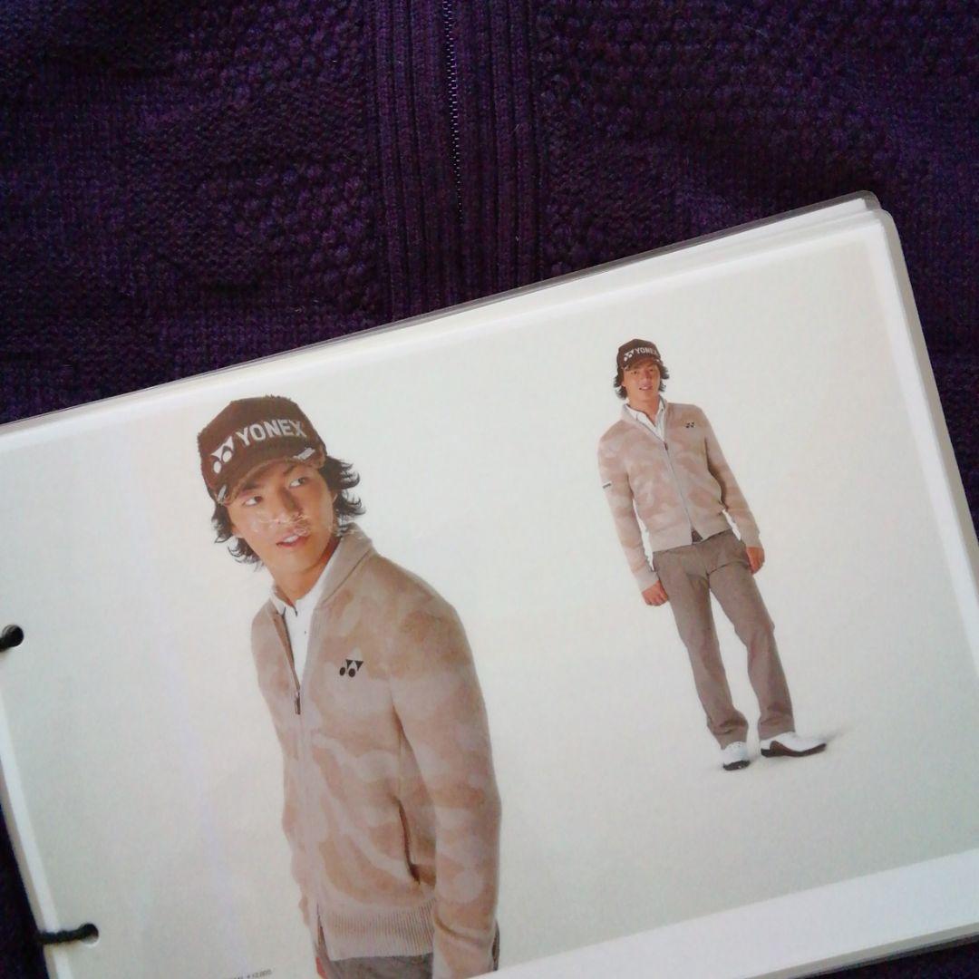 ヨネックスゴルフウェア　石川遼モデル　2012年カシミヤカーディガン　希少迷彩柄