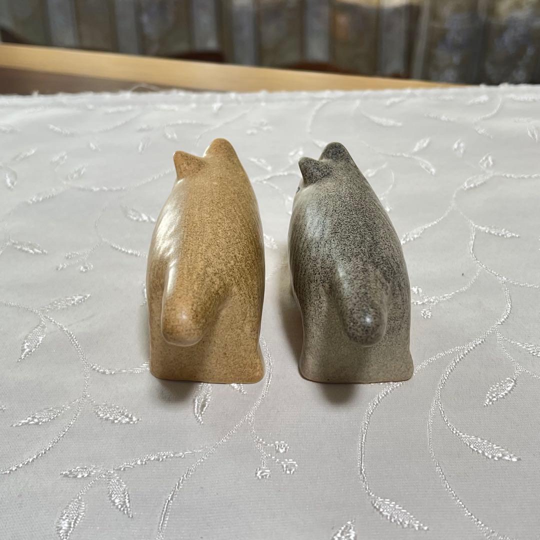 リサラーソン　ネコ ふたごの猫 置物 ねこ　リサ・ラーソン LisaLarson