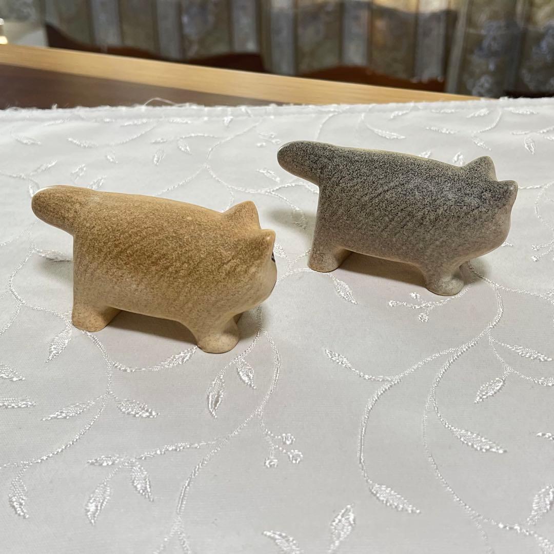 リサラーソン　ネコ ふたごの猫 置物 ねこ　リサ・ラーソン LisaLarson