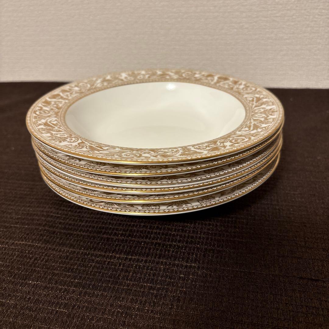 ウェッジウッド　フロレンティーン　ゴールド　スーププレート　パスタプレート