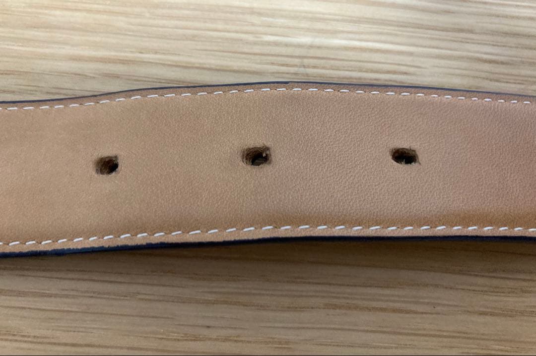 Guild of crafts ギルド・オブ・クラフツ レザーベルト ネイビー