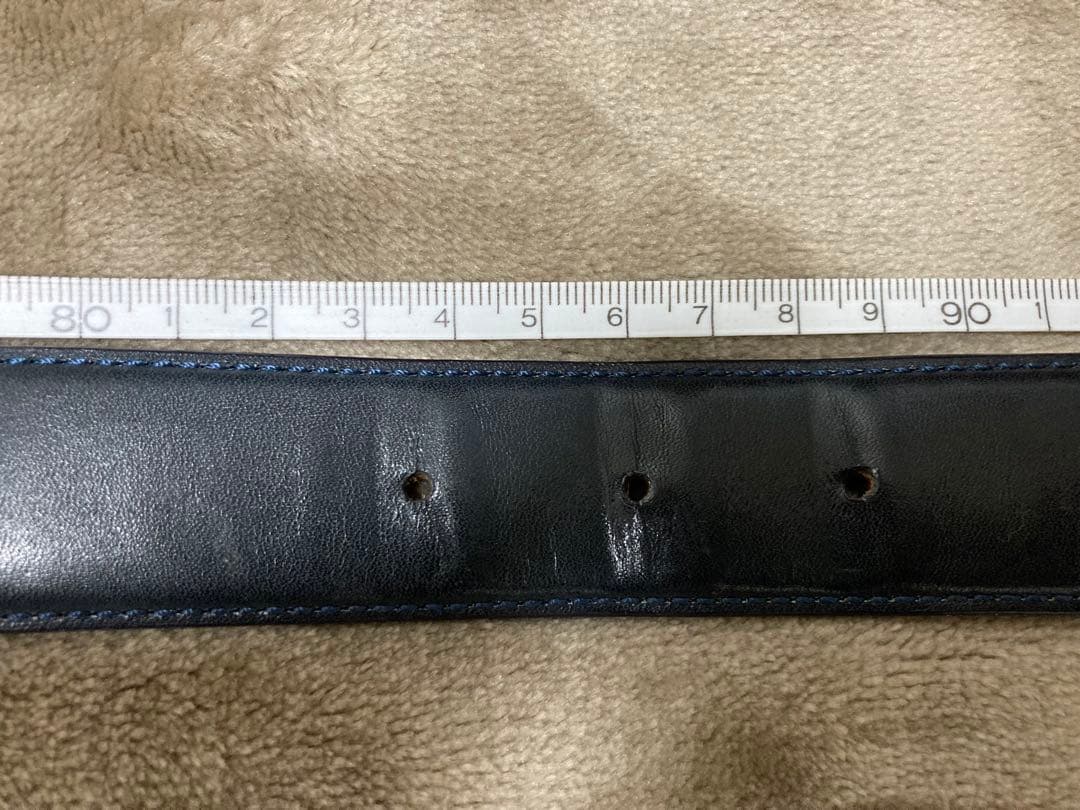 Guild of crafts ギルド・オブ・クラフツ レザーベルト ネイビー