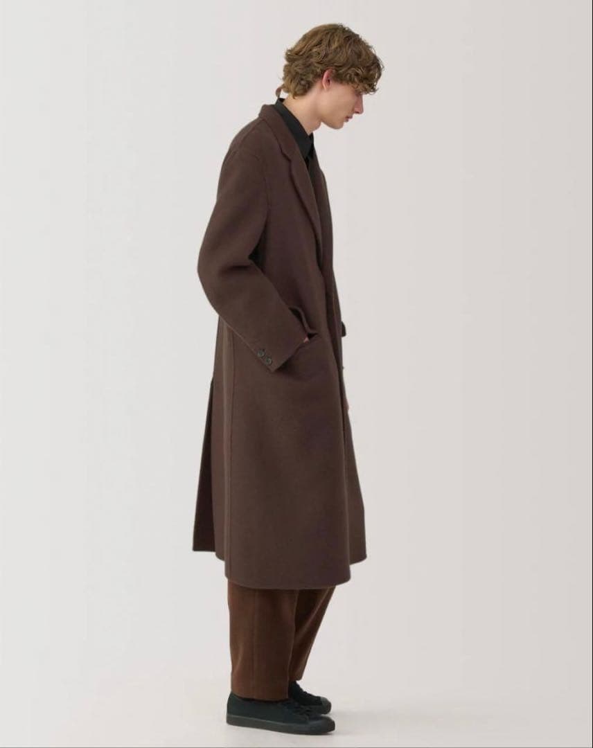 muji labo カシミヤ混 チェスターコート L