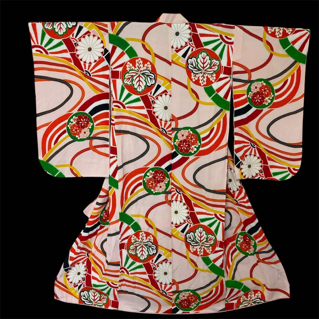 アンティーク　女の子　子供着物　大正ロマン