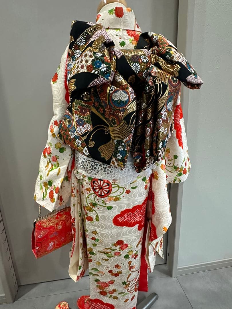 七五三　正絹　着物　フルセット　7歳　女の子　　絞り