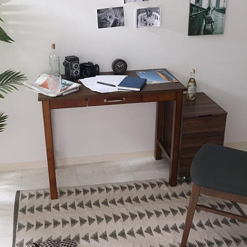 《新品・送料無料》デスク マンチェスター ミディアムブラウン