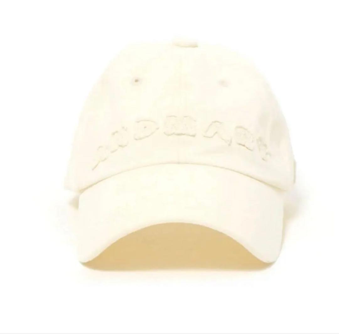 帽子 andmary Mary logo cap ivory