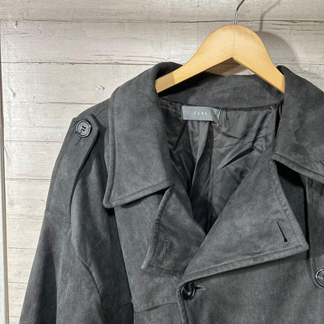 CLEL スウェードロングコート