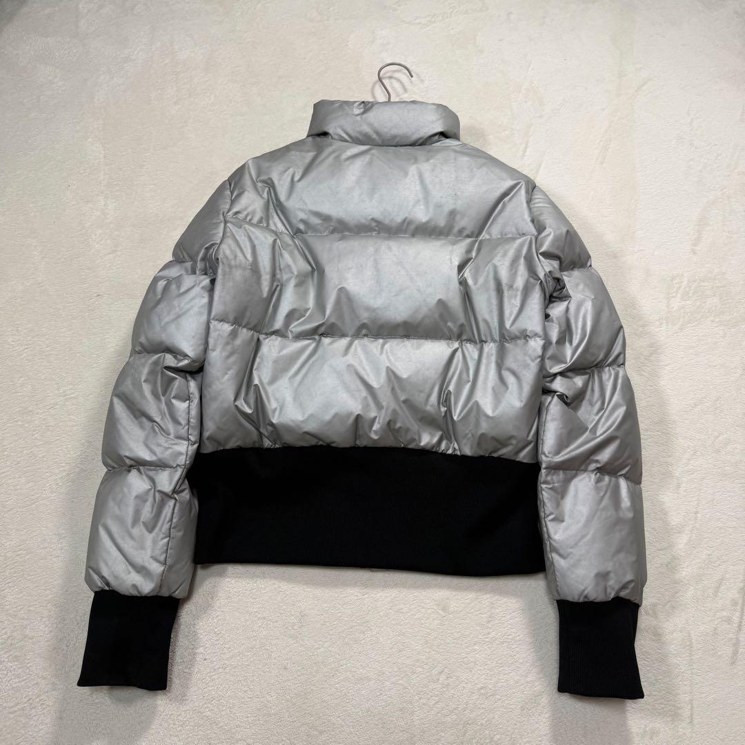 Y-3 × adidas クロップド シルバー ダウンジャケット archive