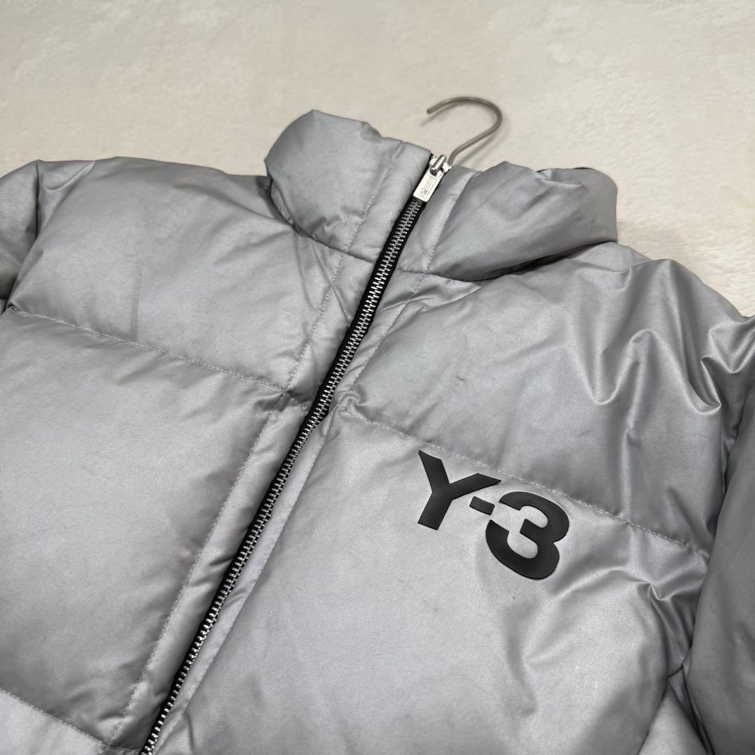 Y-3 × adidas クロップド シルバー ダウンジャケット archive