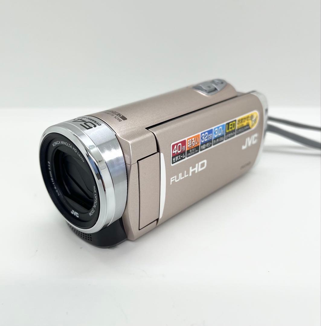 【美品】JVC GZ-E265 Everio ビデオカメラ ピンクゴールド