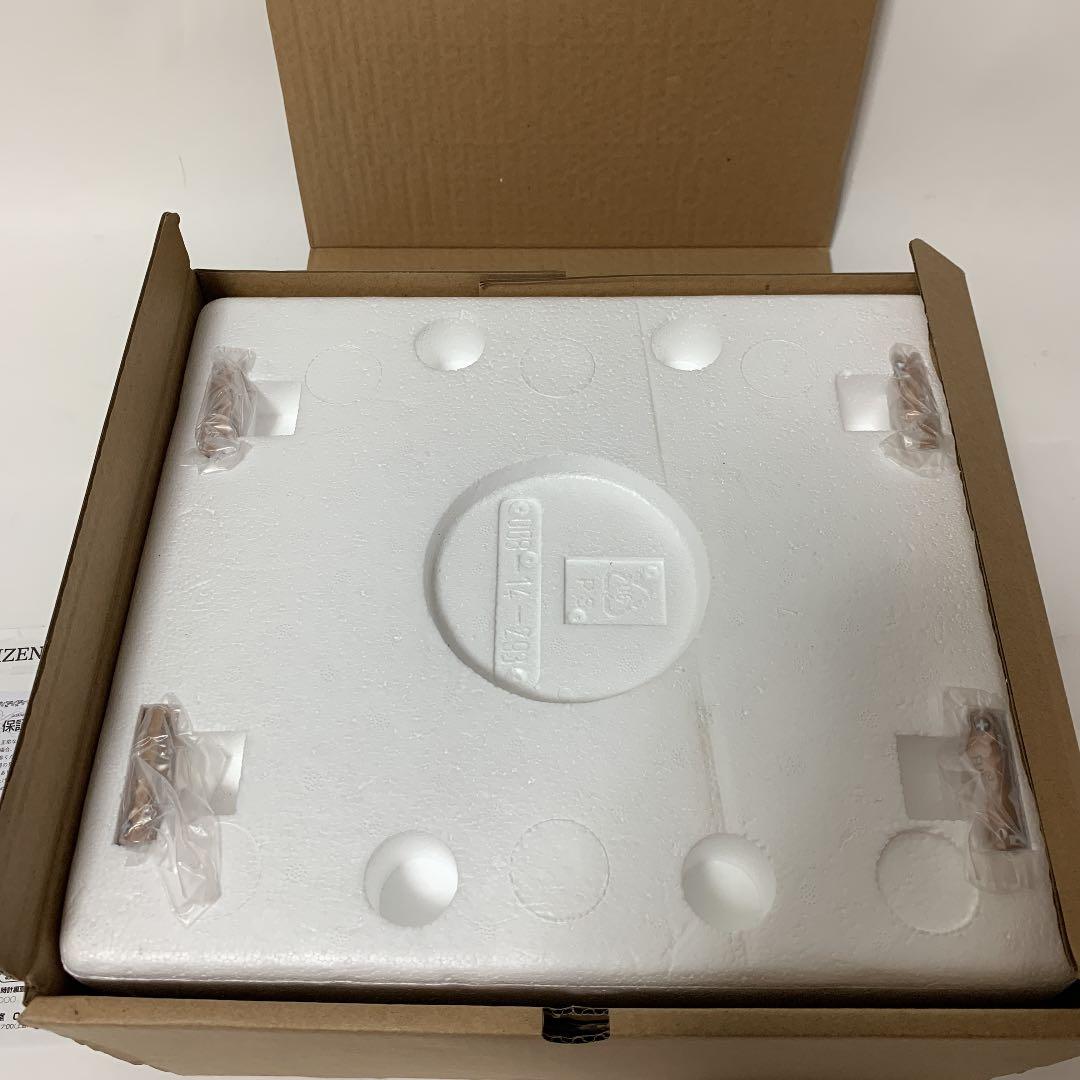 CITIZEN シチズン 電波 置時計 パルラフィーネ ライトグリーン 未使用